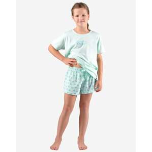 Dívčí pyžamo krátké GINA 29008P aqua akvamarín 152/158