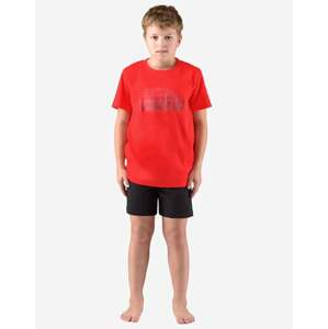 Chlapecké pyžamo krátké GINO 69004P červená černá 152/158