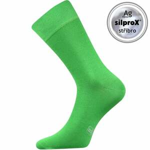 Barevné společenské ponožky Lonka DECOLOR světle zelená 39-42 (26-28)