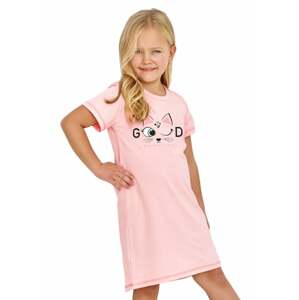 Dívčí noční košile Kitty 2971a/31 TARO růžová světlá 158