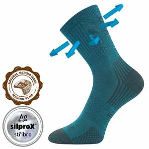 Dětské ponožky VoXX OPTIMALIK modro-zelená 25-29 (17-19)