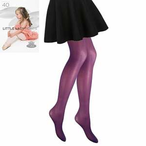 Dětské punčochové kalhoty LITTLE LADY TIGHTS 40 DEN royal purple 134-140