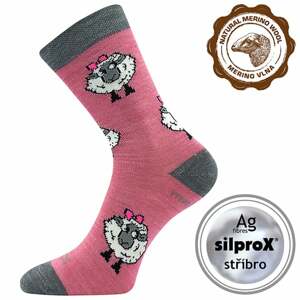 Dětské ponožky VoXX VLNĚNKA DĚTSKÁ růžová 20-24 (14-16)