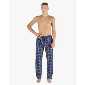 Pánské pyžamové kalhoty dlouhé GINO 79163P tm.popel sv. šedá XL