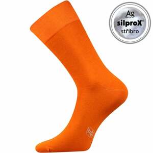Barevné společenské ponožky Lonka DECOLOR oranžová 43-46 (29-31)