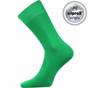 Barevné společenské ponožky Lonka DECOLOR zelená 43-46 (29-31)