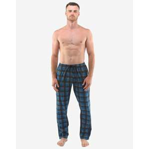 Pánské pyžamové kalhoty GINO 79141P petrolejová černá M