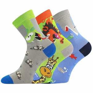 Dětské ponožky WOODIK ABS mix kluk 30-34 (20-22)