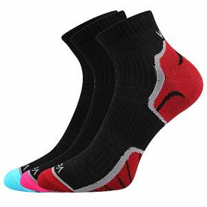 Fitness ponožky INKA mix černé 35-38 (23-25)