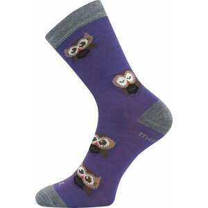 Dětské ponožky VoXX SOVIK fialová 35-38 (23-25)