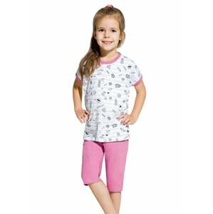 Dívčí pyžamo Amelia 2202/8 TARO růžová tmavá 140