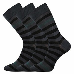 Společenské ponožky Lonka DEMERTZ tmavě šedá 39-42 (26-28)