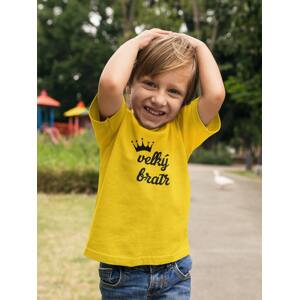 MMO Chlapecké tričko Velký bratr Barva: Žlutá, Velikost: 110