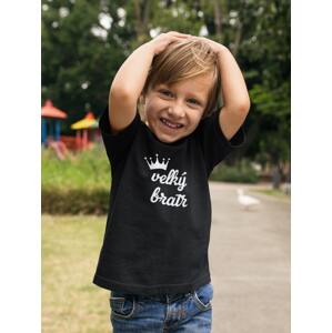 MMO Chlapecké tričko Velký bratr Barva: Černá, Velikost: 134