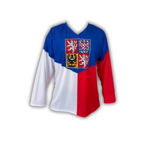 MMO Hokejový dres - Česko modrý (bez potisku) Velikost: 3XL