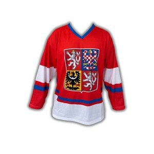 MMO Hokejový dres - Česko červený s vlastním potiskem Velikost: 2XL
