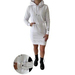 MMO Dámské mikinové šaty máma Barva: Bíla, Velikost: XL