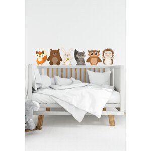 MMO Dětská nálepka na zeď - Lesní zvířátka Velikost: N1