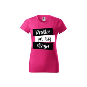 MMO Dámské tričko s vlastním potiskem Barva: Purpurová, Velikost: XL