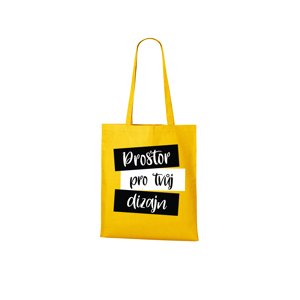 MMO Bavlněná taška s vlastním potiskem Barva: Žlutá