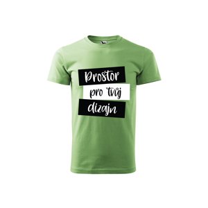 MMO Pánske tričko s vlastním potiskem Barva: Hrášková zelená, Velikost: 3XL