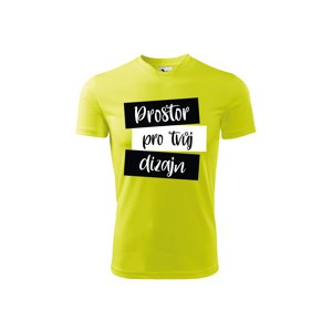MMO Pánské sportovní tričko s vlastním potiskem Barva: Neonově žlutá, Velikost: 2XL