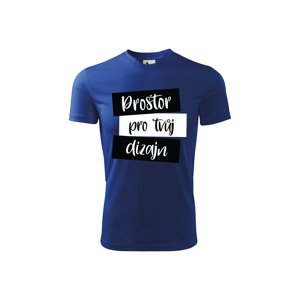 MMO Pánské sportovní tričko s vlastním potiskem Barva: Kráľovská modrá, Velikost: S