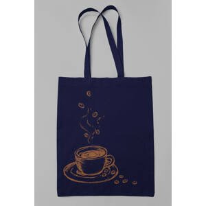 MMO Bavlněná taška Káva Barva: Kráľovská modrá