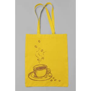 MMO Bavlněná taška Káva Barva: Žlutá