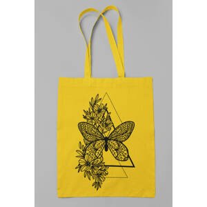 MMO Bavlněná taška Motýl Barva: Žlutá