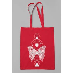 MMO Bavlněná taška Motýl Barva: Červená