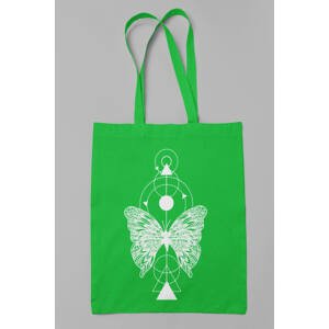 MMO Bavlněná taška Motýl Barva: Zelené jablko