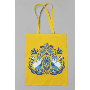 MMO Bavlněná taška s lidovým motivem Barva: Žlutá
