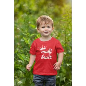 MMO Chlapecké tričko Malý bratr Barva: Červená, Velikost: 110