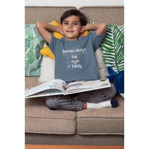 MMO Chlapecké tričko Domácí úkoly Barva: Denim, Velikost: 146