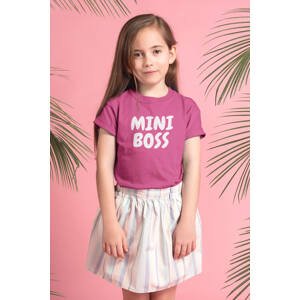 MMO Dívčí tričko Mini boss Barva: Malinová, Velikost: 122