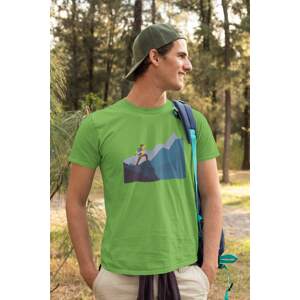 MMO Pánské tričko Adventure Barva: Hrášková zelená, Velikost: XS