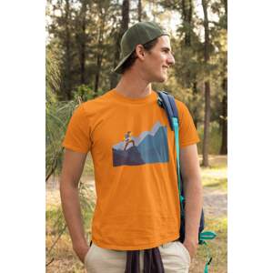 MMO Pánské tričko Adventure Barva: Mandarínková oranžová, Velikost: XS