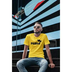 MMO Pánské tričko Pumba Barva: Žlutá, Velikost: XL