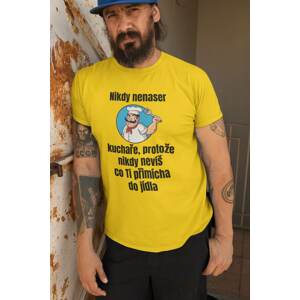 MMO Pánské tričko Kuchař Barva: Žlutá, Velikost: 2XL