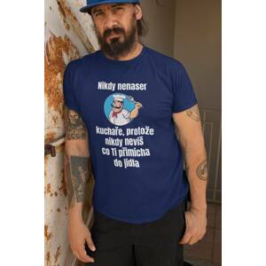 MMO Pánské tričko Kuchař Barva: Půlnoční modrá, Velikost: XL