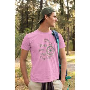 MMO Pánské tričko Najdi svou cestu Barva: Ružová, Velikost: XS