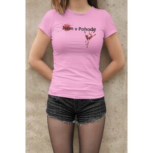 MMO Dámské tričko Jsem v pohode Barva: Ružová, Velikost: XL
