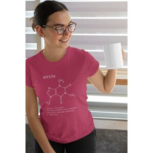 MMO Dámské tričko Kofeín Barva: Purpurová, Velikost: XS