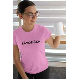 MMO Dámské tričko Kávopička Barva: Ružová, Velikost: S