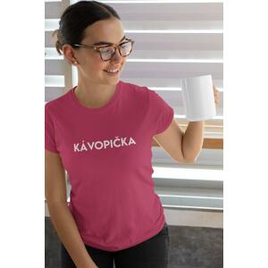 MMO Dámské tričko Kávopička Barva: Purpurová, Velikost: 2XL