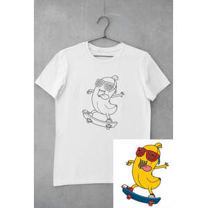 MMO Dětské tričko vymaluj si Banán Veľkosť /2.0: 110
