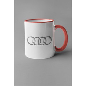 MMO Hrnek s logem auta Audi Barva: Červená