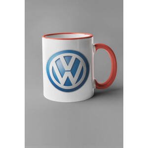 MMO Hrnek s logem auta Volkswagen Barva: Červená