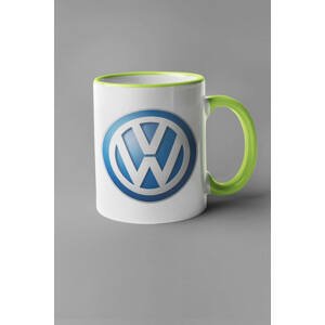 MMO Hrnek s logem auta Volkswagen Barva: Zelená